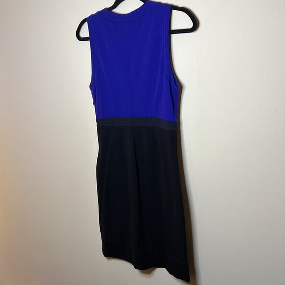 Theory Color Block Sleeveless Sheath Dress Size 8 - Picture 8 of 8